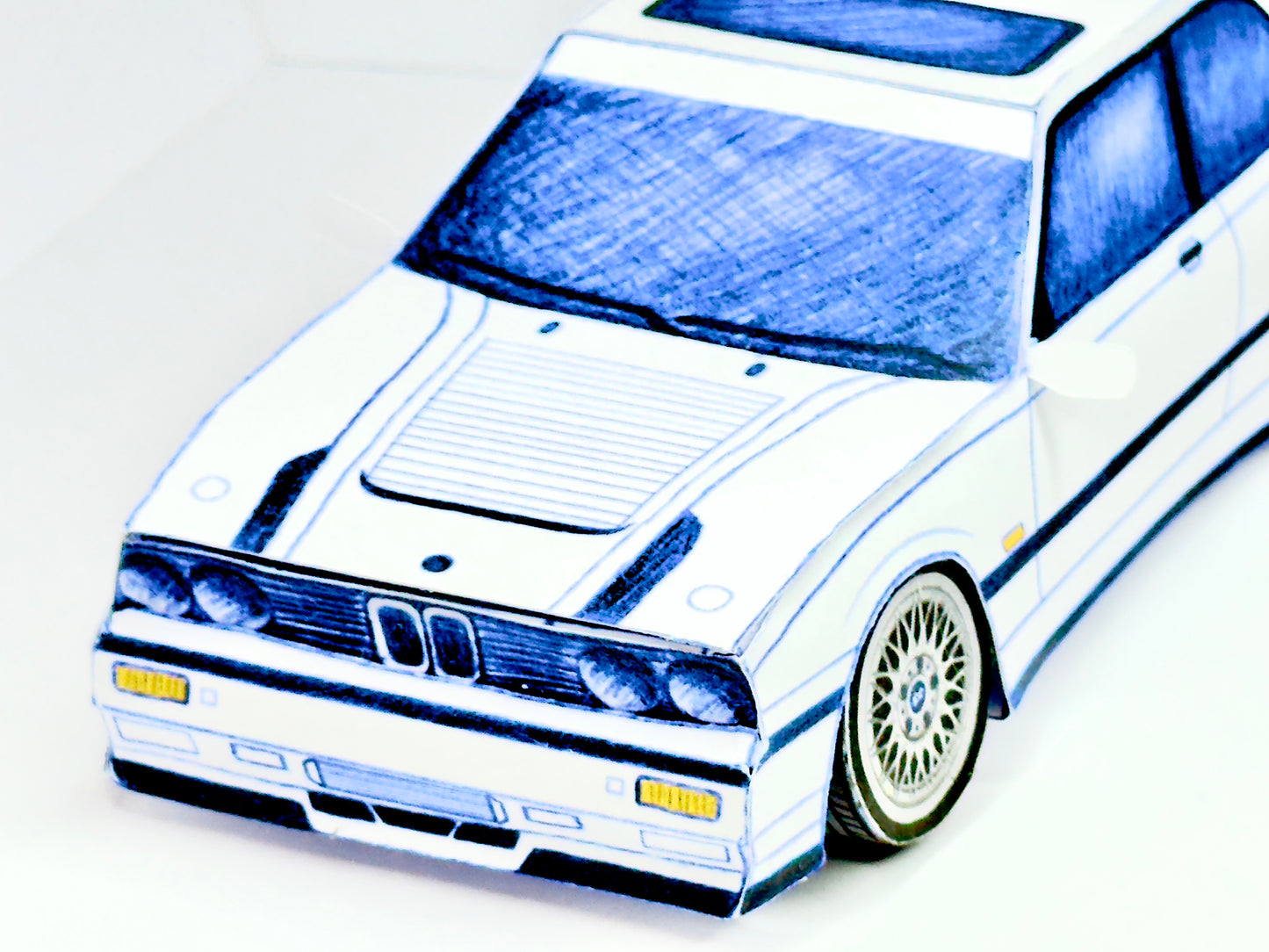 E30 Legacy Classic 2 β Paper Car Collectible Kit