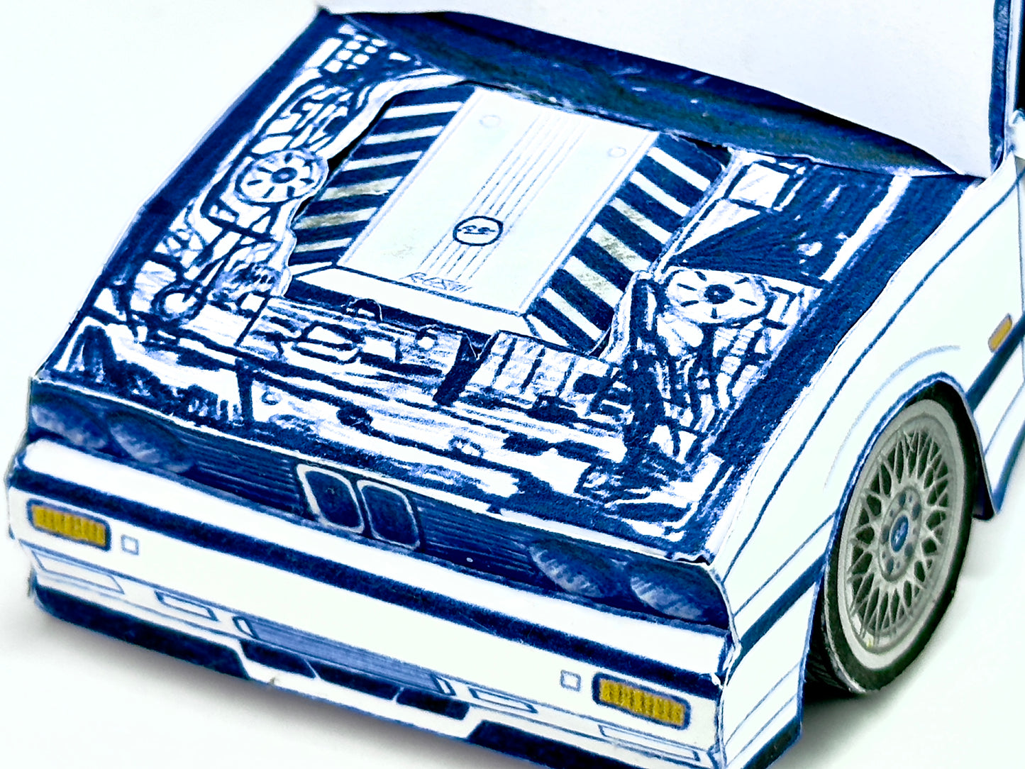 E30 Legacy 2.0 — Paper Car Collectible Kit — Glue Included