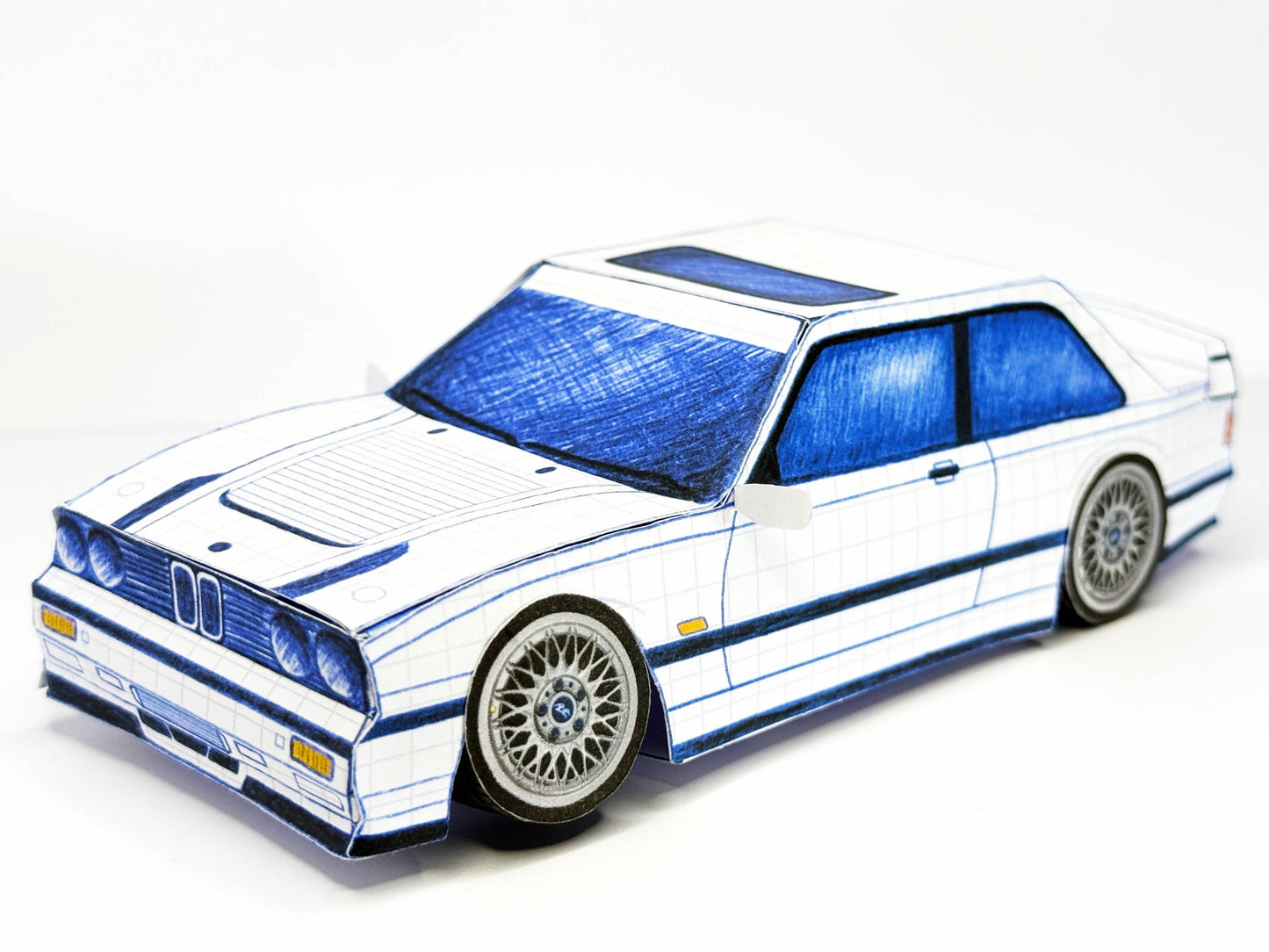 E30 Legacy 2.0 — Paper Car Collectible Kit — Glue Included