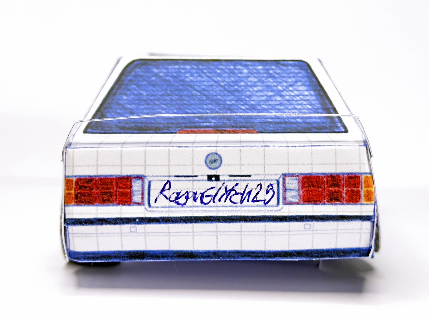 E30 Legacy 2.0 — Paper Car Collectible Kit — Glue Included